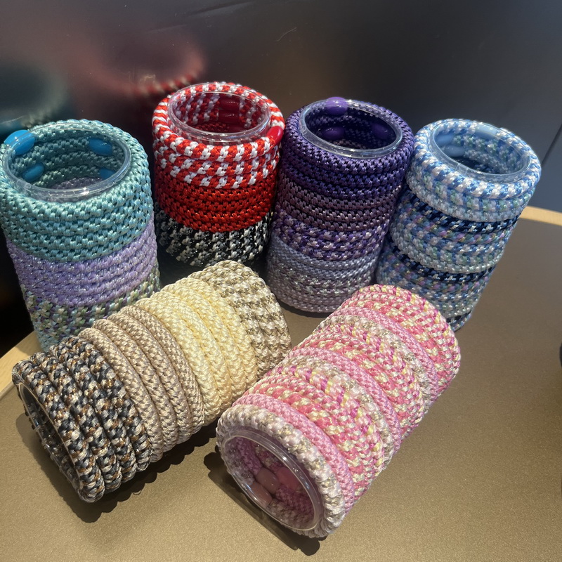 Hair Care Gift Set - 15pcs/set High Elastic Hair Rubber Bands