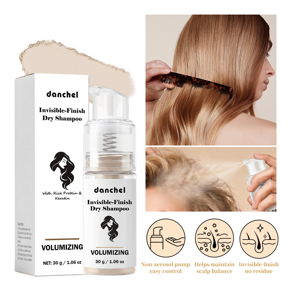 Hair Care For Dry And Frizzy Hair - Instant Dry Shampoo Powder Oil Control