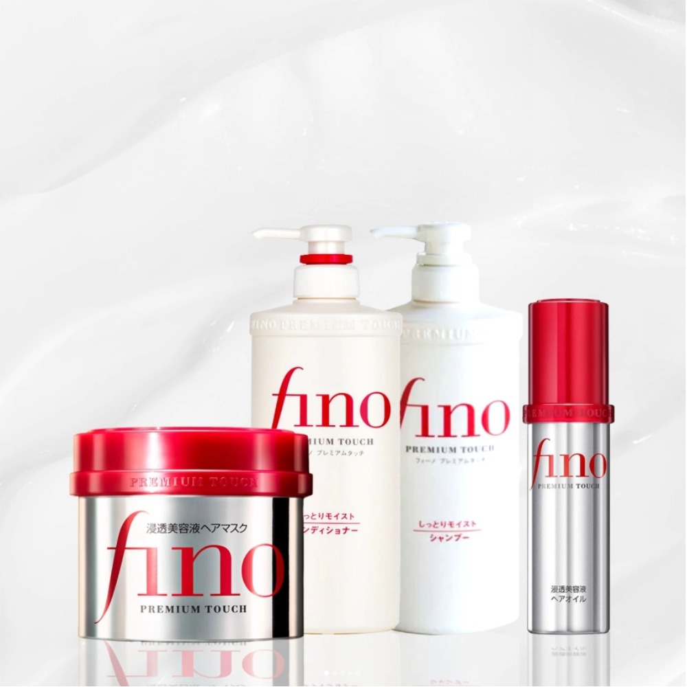 Hair Care For Dry And Frizzy Hair - Fino Hair Care Shampoo Conditioner Hair