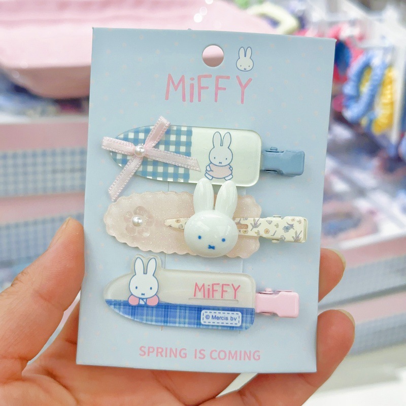 New Miffy rabbit bangs clip si - Hair Care Gift Set ulasan dan harga