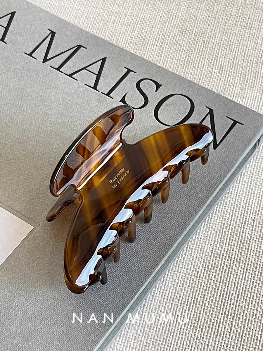New Retro Korean Acetate Hair  - Hair Clip Claw Large ulasan dan harga