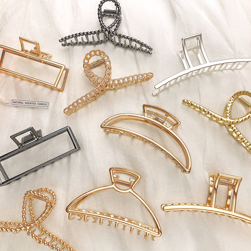 Fashion Metal Hair Claw For Wo - Hair Clip Claw Large ulasan dan harga