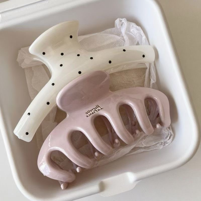 Korean Large Size Acrylic Drag - Hair Clip Claw Large ulasan dan harga