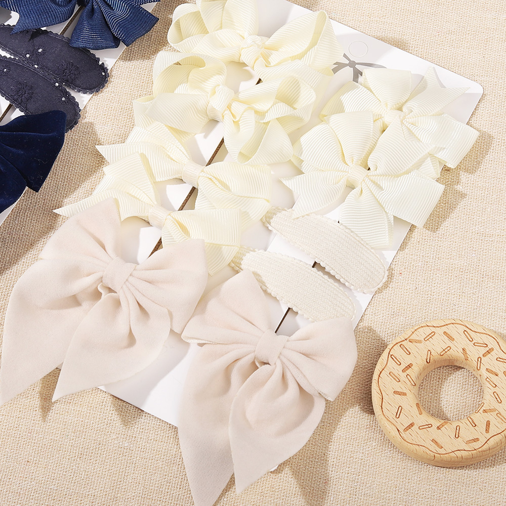 10Pcs/set Bows Hair Clip Set f - Hair Care Gift Set ulasan dan harga