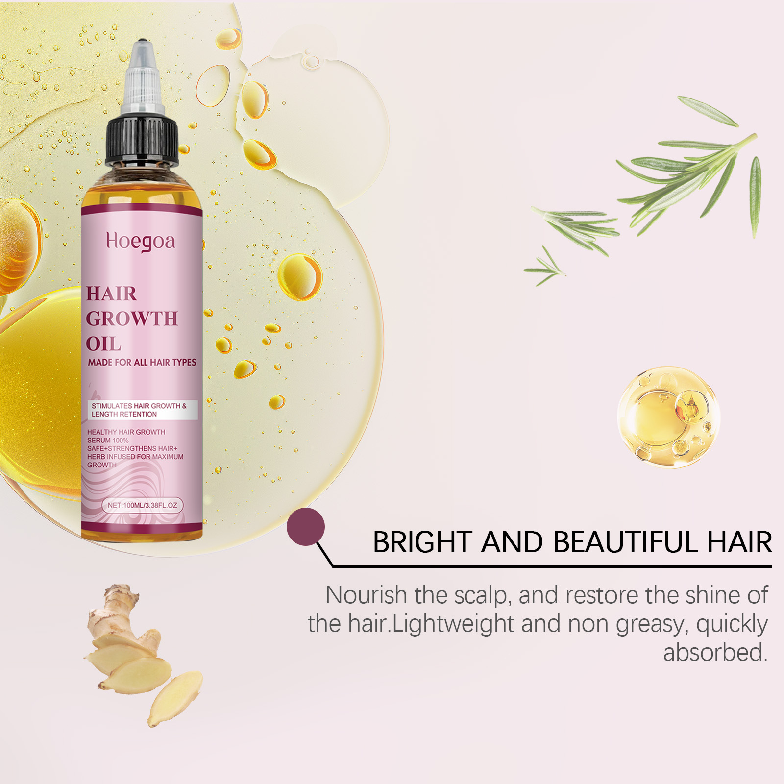 Hair Growth Oil Repair Split E - Hair Care For Dry And Frizzy Hair ulasan dan harga
