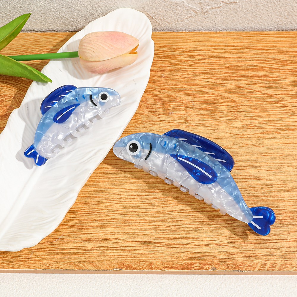 2026 New Fashion Sardine Shark - Hair Clip Claw Large ulasan dan harga