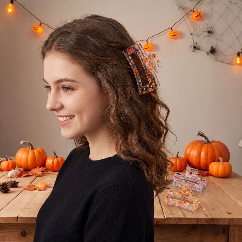 4pcs/set Halloween Hair Claw C - Hair Care Gift Set ulasan dan harga