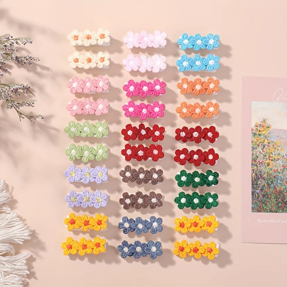10Pcs/Set Baby Mini Flower Hai - Hair Care Gift Set ulasan dan harga