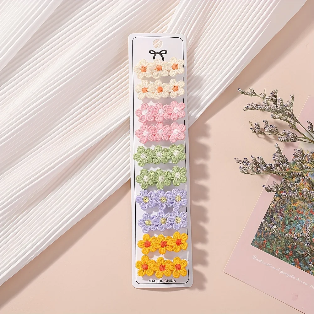 10Pcs/Set Baby Mini Flower Hai - Hair Care Gift Set ulasan dan harga