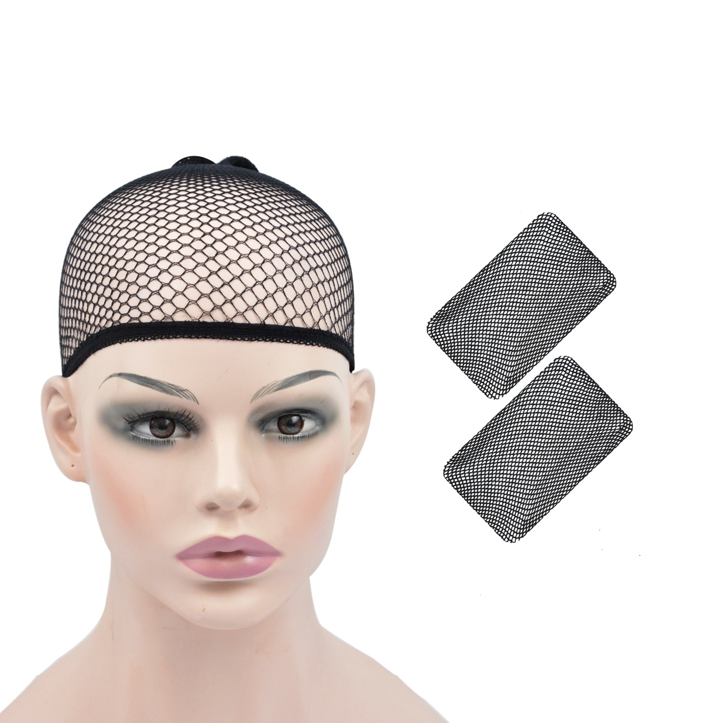 2 Pieces Hair Nets Open Ended  - Wig Cap Stocking ulasan dan harga