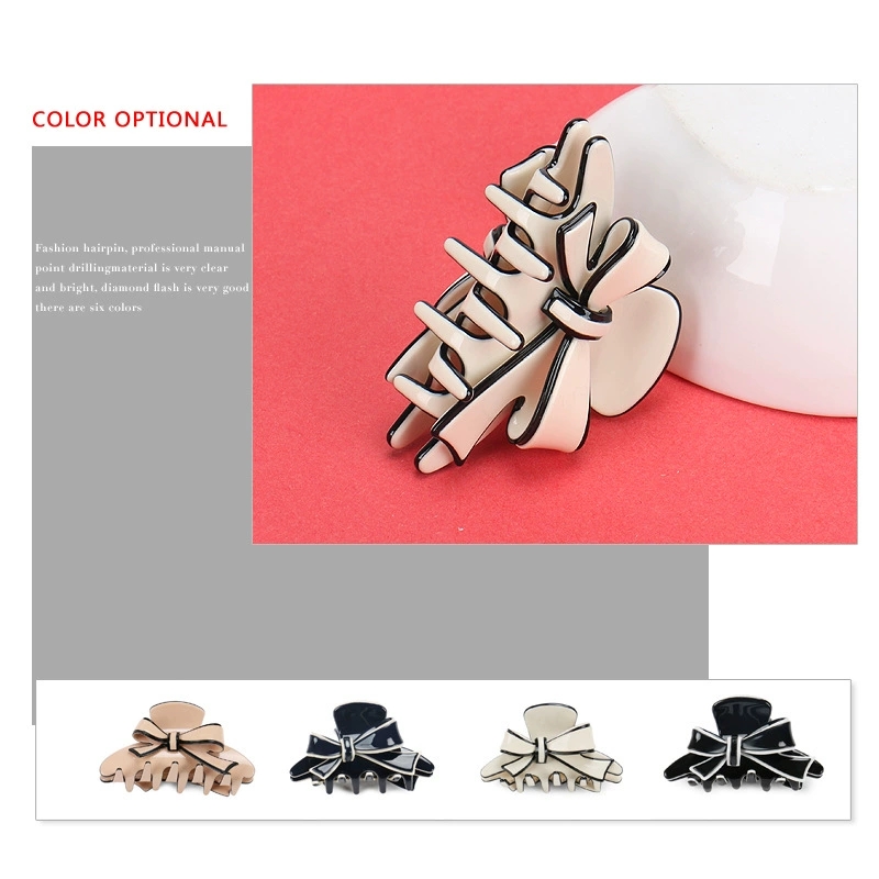 French High-end Acetic Double- - Hair Clip Claw Large ulasan dan harga