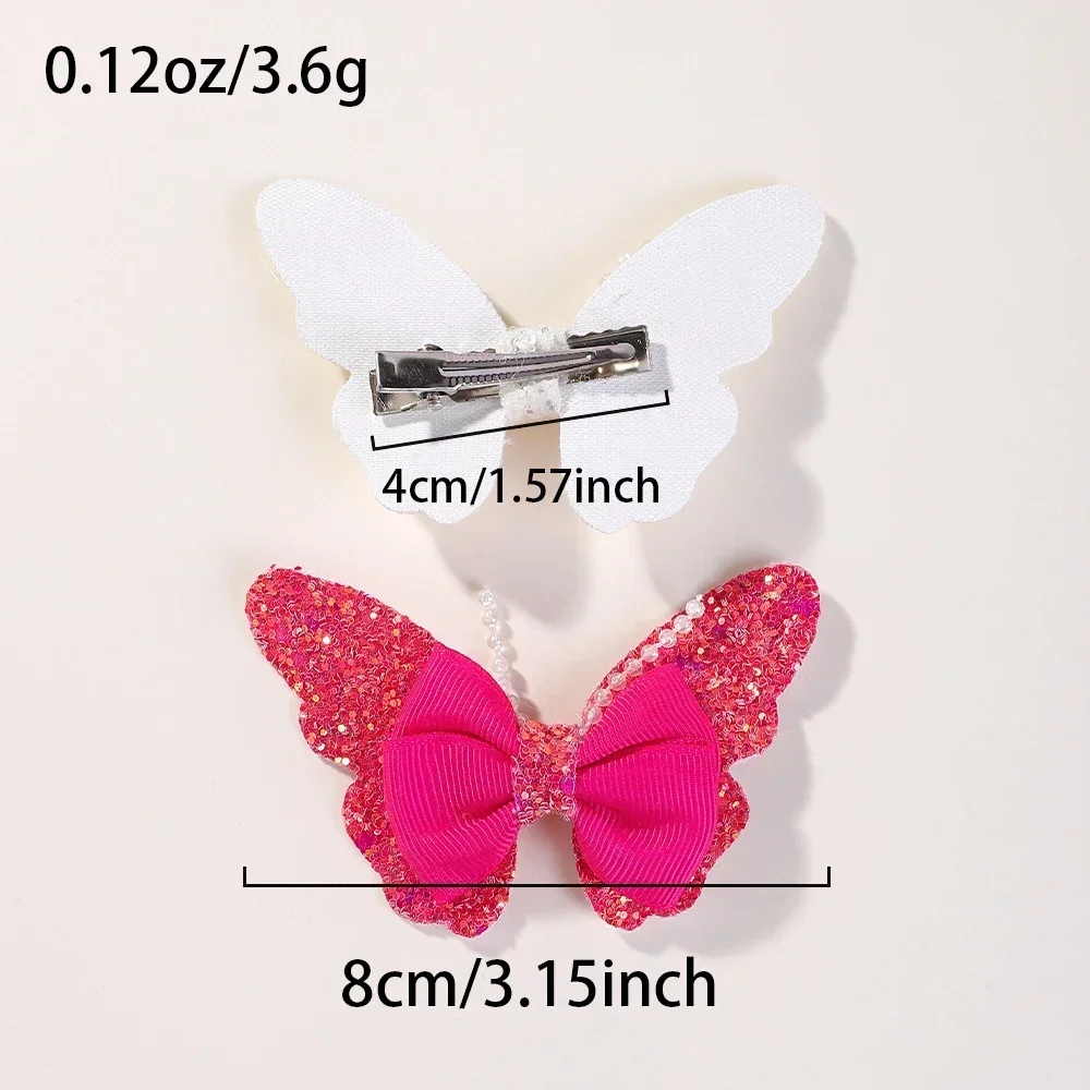 2pcs/set 3.15'' Rainbow Sequin - Hair Care Gift Set ulasan dan harga