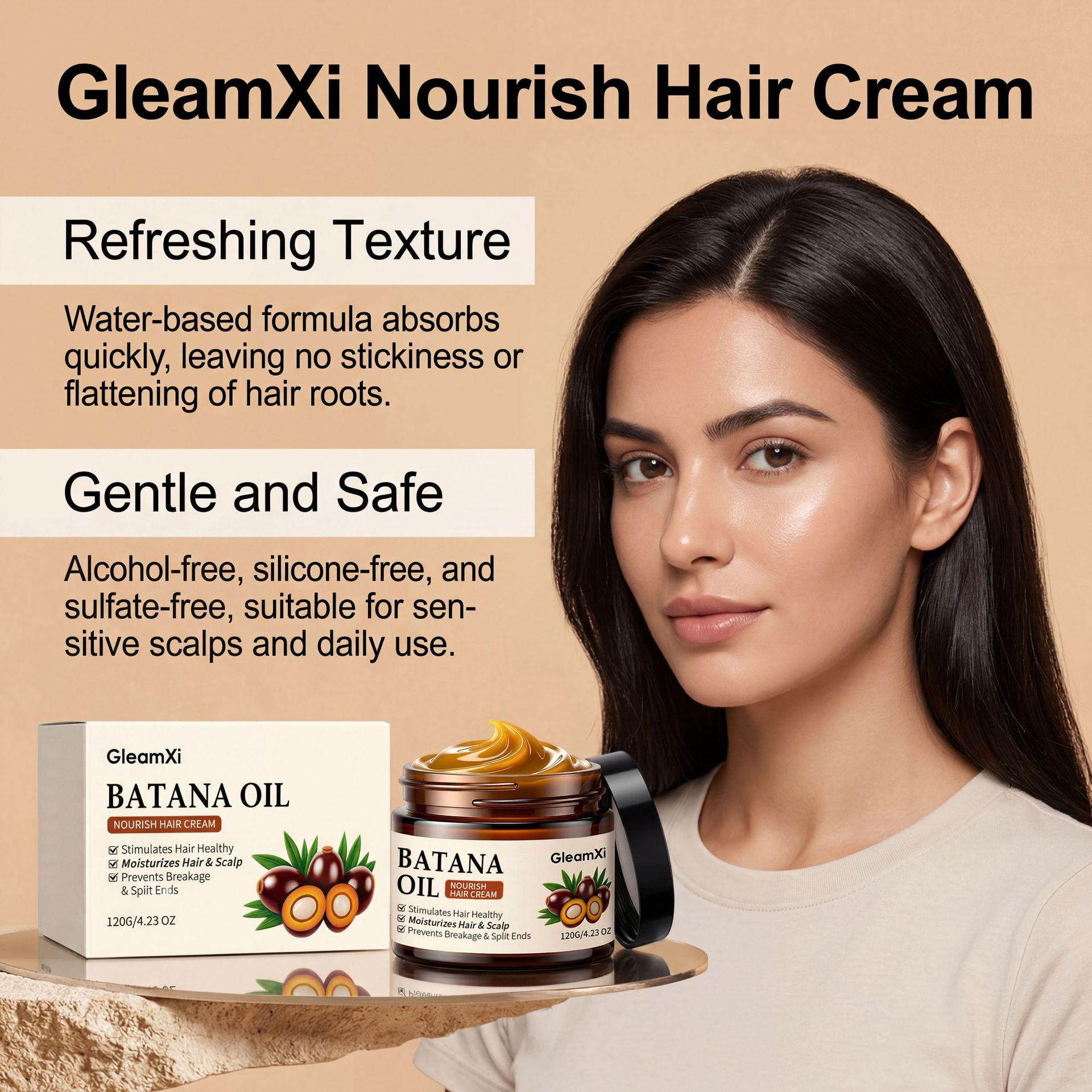 Hair Oil Hair Balm Multi Purpo - Hair Care For Dry And Frizzy Hair ulasan dan harga