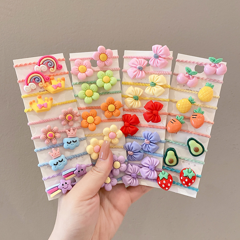 50 Pcs Girls Cartoon Fruit Ani - Hair Care Gift Set ulasan dan harga