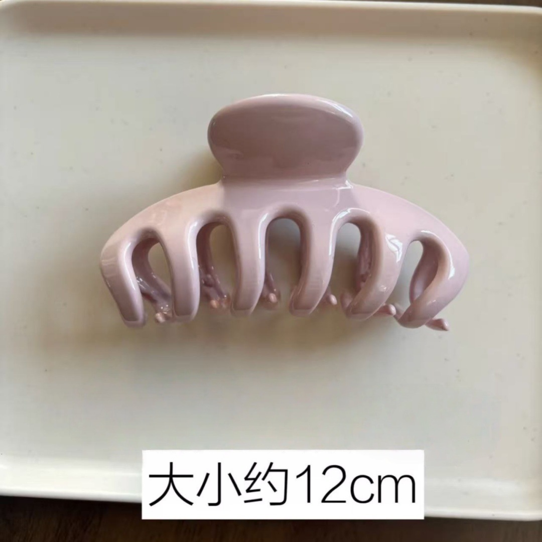 Korean Large pink Dragon Bone  - Hair Clip Claw Large ulasan dan harga