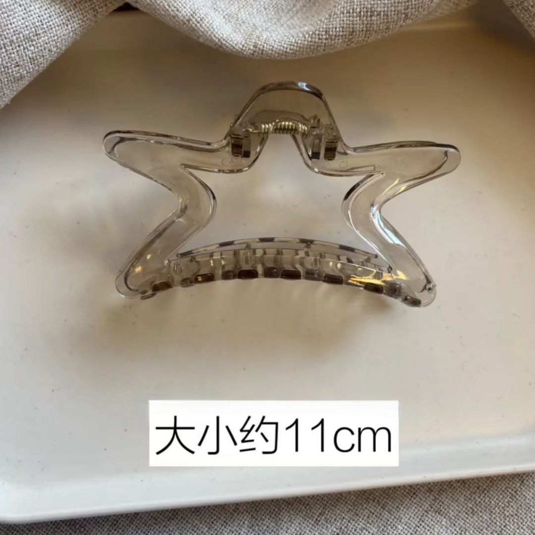 Korean Large pink Dragon Bone  - Hair Clip Claw Large ulasan dan harga